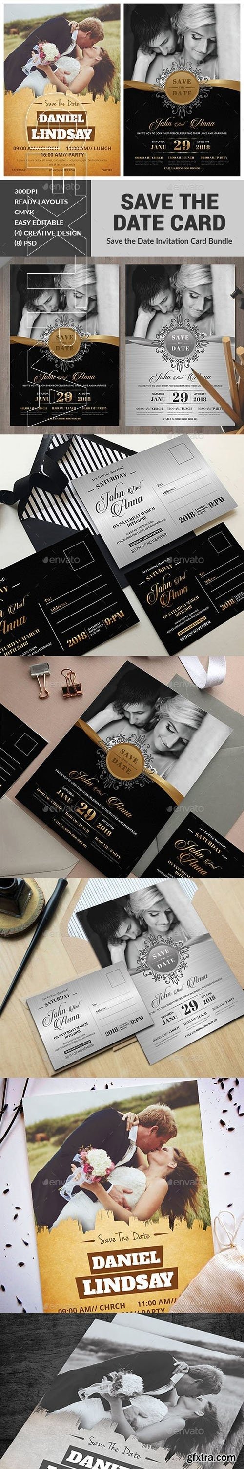 GraphicRiver - Wedding Invitation Card Bundle 23165580