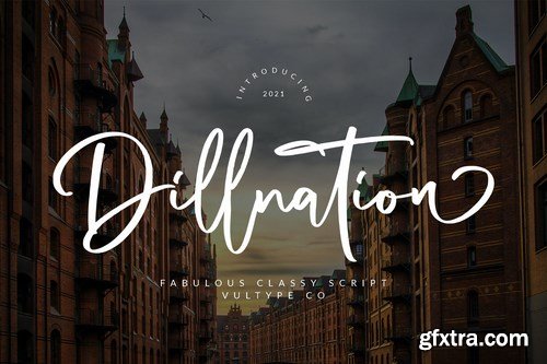 Dillnation - Elegant Signature Font