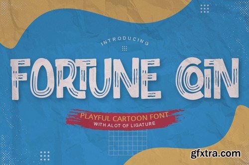 Fortune Coin - Ligature Cartoon Display font