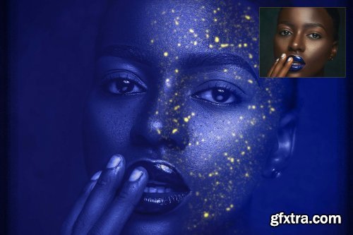 CreativeMarket - Neo UV Black Light Glitter Photoshop 5054406