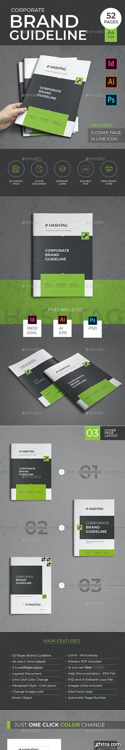 GraphicRiver - Corporate Brand Guidelines - Brand Manuals 27768180