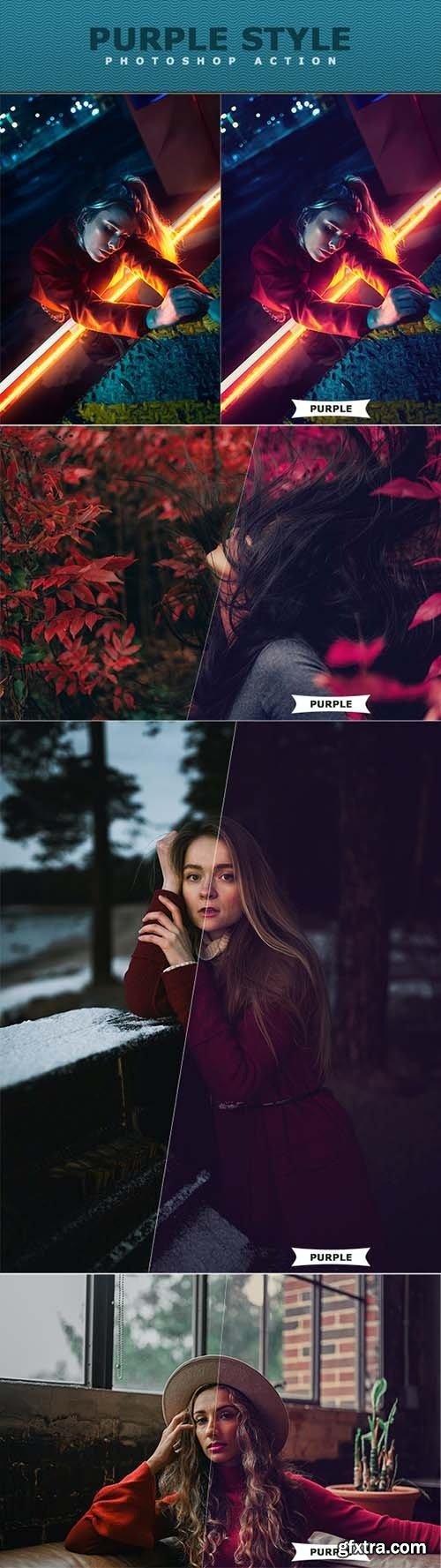 GraphicRiver - Purple Photoshop Action 26901114