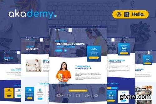 ThemeForest - Akademy v1.0.1 - Online Courses Elementor Template Kit - 33516492