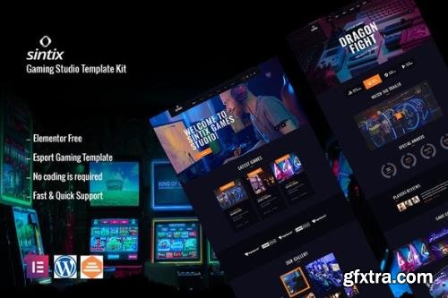 ThemeForest - Sintix v1.0.0 - Gaming Studio Elementor Template Kit - 33527209