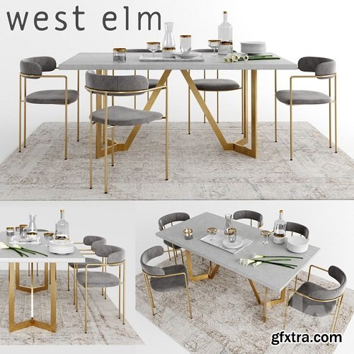 WEST ELM set 4