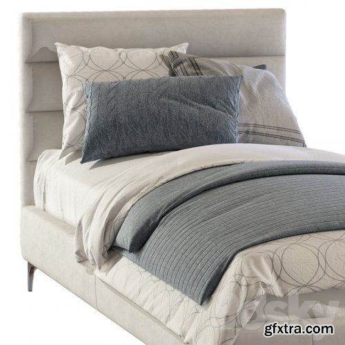 Bed Pfeiffer Upholstered Bed 2