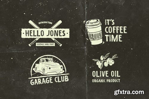 Hello Jones – Vintage Sans Font