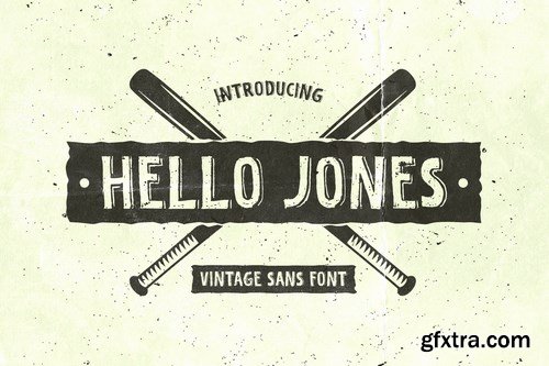 Hello Jones – Vintage Sans Font