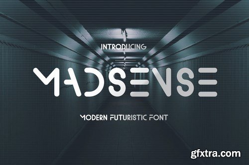 Madsense - Modern Futuristic Font