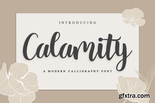 Calamity – Handwriting Script Font