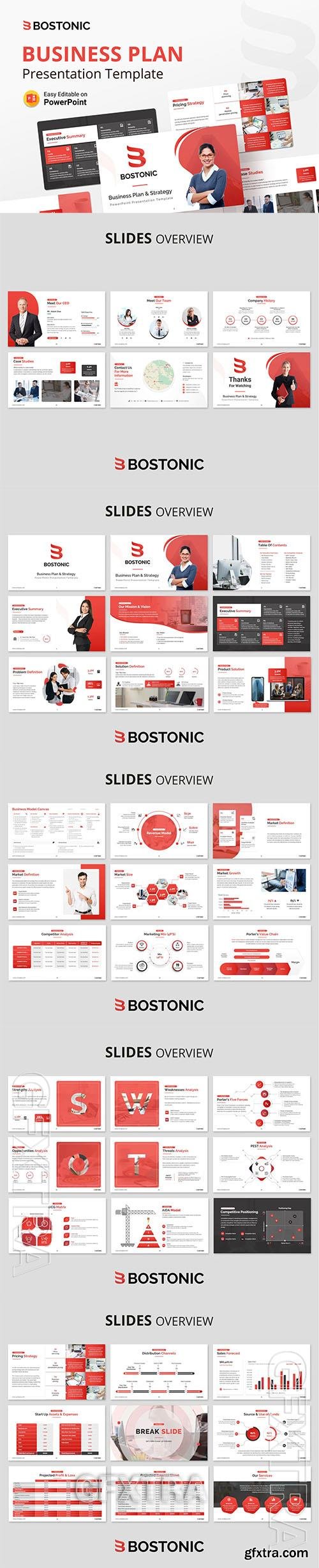 Bostonic Business Plan PPT Presentation Template P2246HX