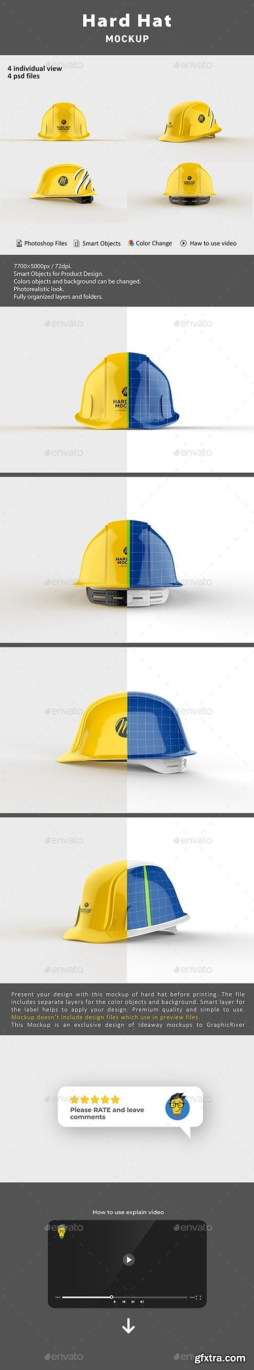 GraphicRiver - Hard Hat Mockup 27656802