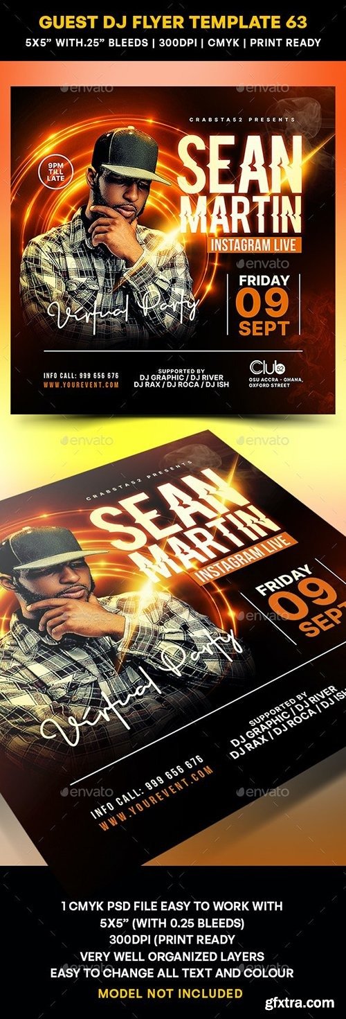 GraphicRiver - Guest DJ Flyer Template 63 27849630