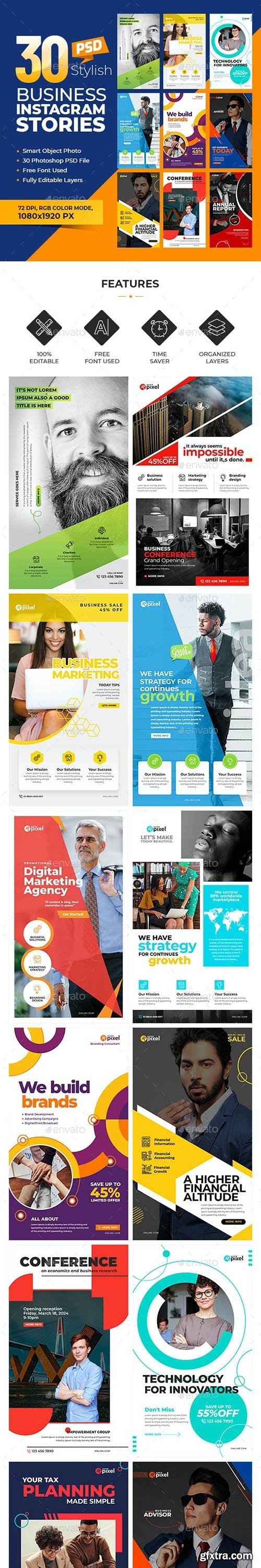 GraphicRiver - Instagram Business Stories Banners 27715116