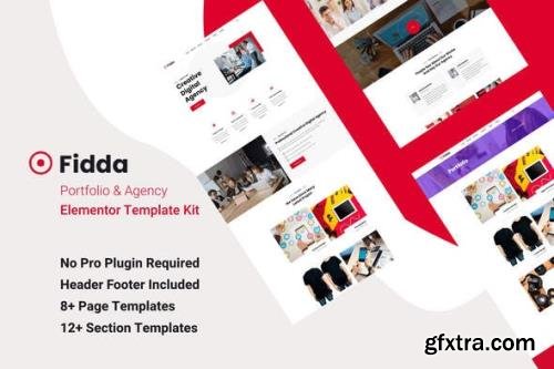 ThemeForest - Fidda v1.0.0 - Portfolio & Agency Elementor Template Kit - 33346074