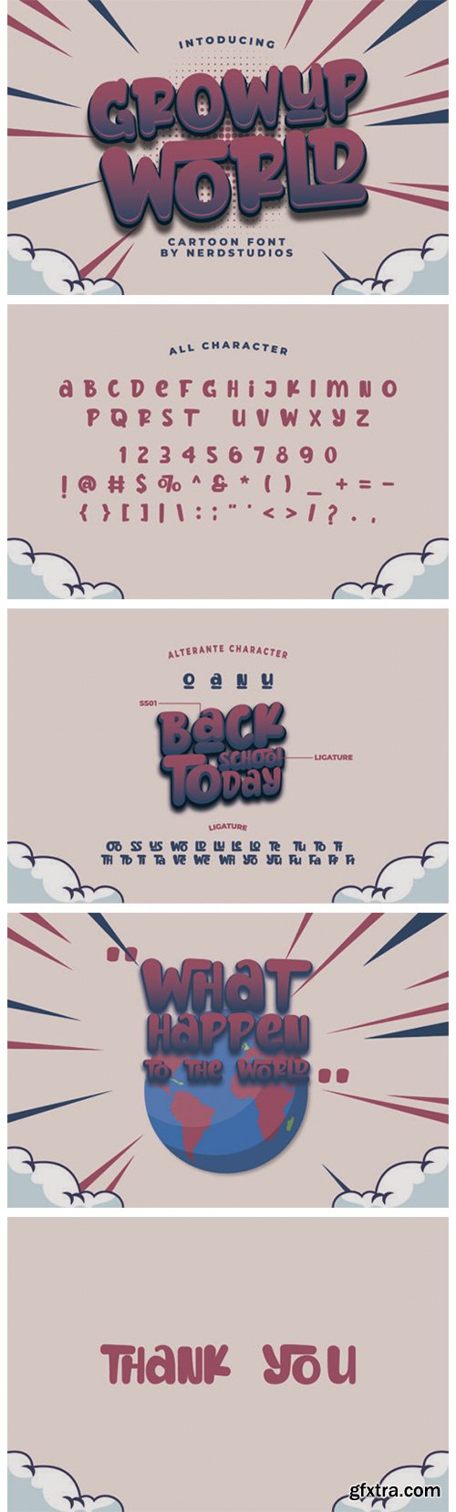 Growup World Font