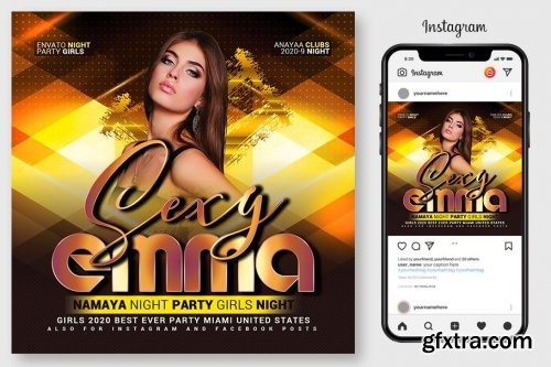 CreativeMarket - Night Club Flyer Template 4967068