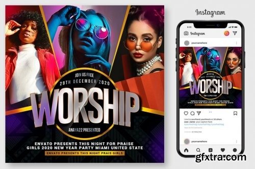 CreativeMarket - Church Flyer Template 4967069