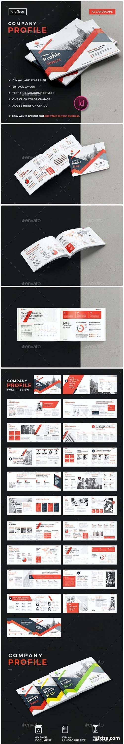 GraphicRiver - Company Profile Landscape A4 27563542