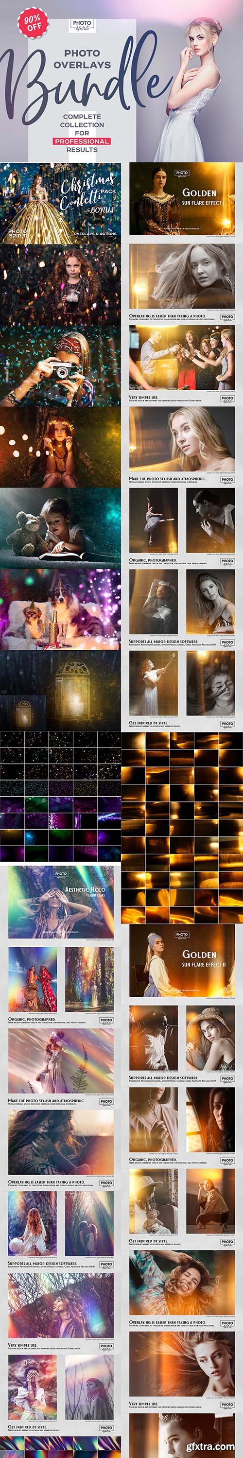 CreativeMarket - PHOTO OVERLAYS BUNDLE [FREE UPDATES 22.08.2021] 1984667