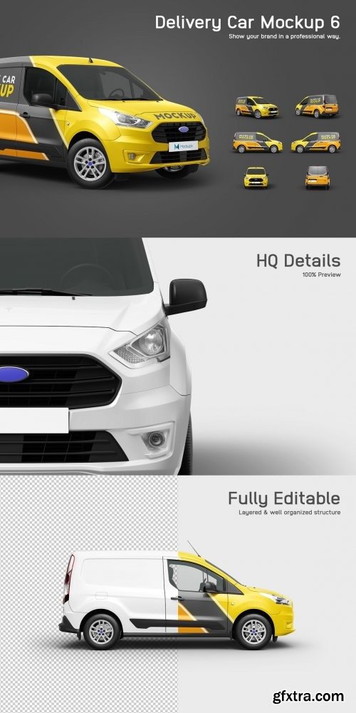 CreativeMarket - Delivery Car Mockup 6 5699688