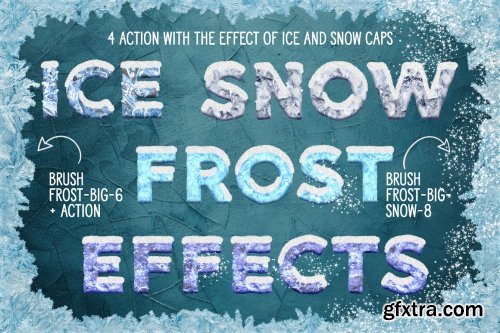 CreativeMarket - Frost Actions Styles Brushes For Ps 4603626