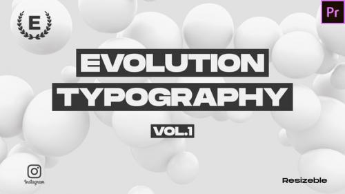 Videohive - Evolution Typography | Media - 30203514 - 30203514