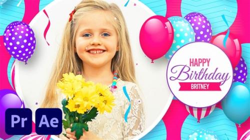 Videohive - Happy Birthday Colorful Slideshow - 33460757 - 33460757