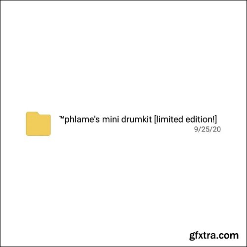 Kidphlames Mini Drumkit Limited Edition WAV FL STUDiO