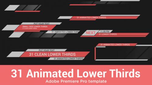 Videohive - 31 Animated Lower Thirds for Premiere Pro - 33471717 - 33471717