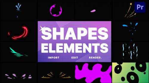 Videohive - Shapes Pack | Premiere Pro MOGRT - 33491441 - 33491441