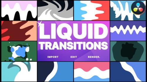 Videohive - Liquid Transitions | DaVinci Resolve - 33494978 - 33494978