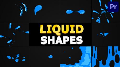 Videohive - Liquid Shapes | Premiere Pro MOGRT - 33517055 - 33517055