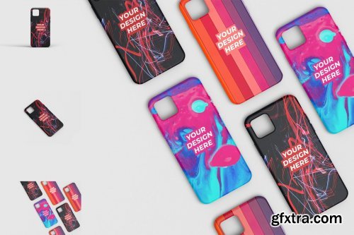 CreativeMarket - Phone Case Mockup Photoshop Template 5496558