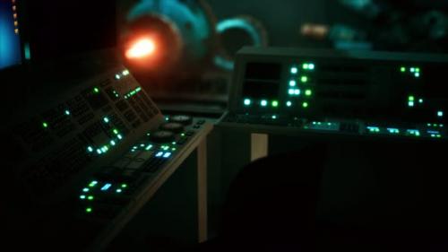 Videohive - Equipment of Empty Central Control Room - 33521508 - 33521508