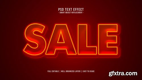 Sale text style effect Premium Psd