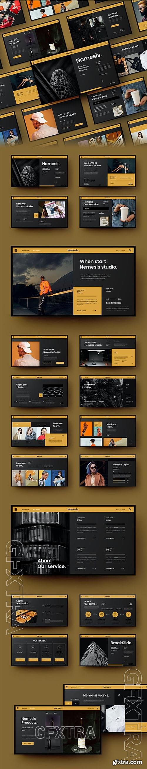 Nemesis – Business Powerpoint, Keynote and Google Slides  Template