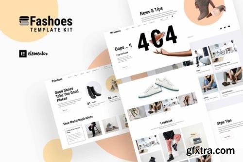 ThemeForest - Fashoes v1.0.0 - Minimalist Fashion Store Elementor Template Kit - 33500591