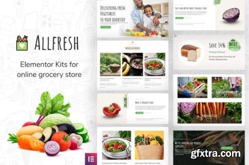 ThemeForest - Allfresh v1.0.0 - Grocery WooCommerce Template Kit (Update: 5 November 20) - 28350690