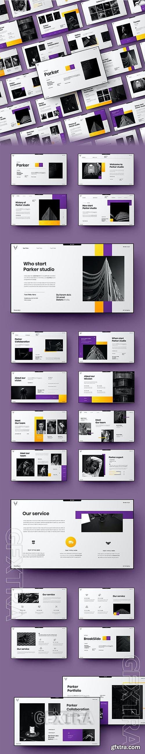 Parker – Business Powerpoint, Keynote and Google Slides Template