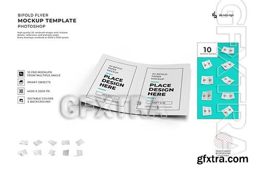 Bifold Flyer Mockup Template Set L4NPE3V