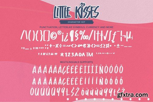 little Kisses - Playful Display Font