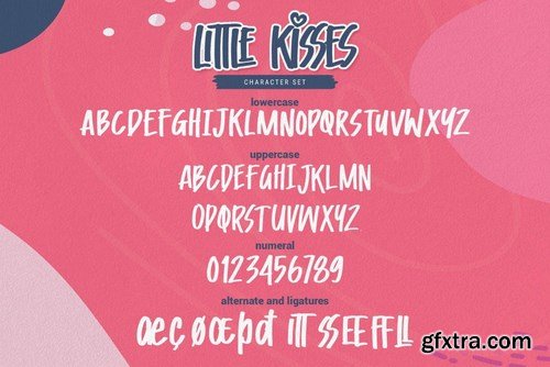 little Kisses - Playful Display Font