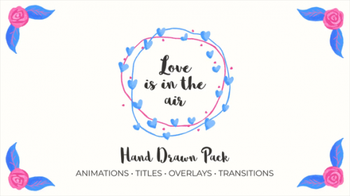 Videohive - Love Is In The Air. Hand Drawn Pack - 33565691 - 33565691