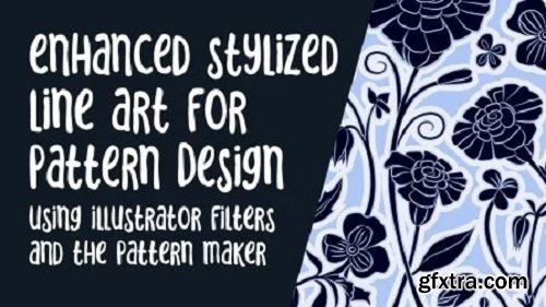 Enhanced Stylized Line Art for Pattern Design in Adobe Illustrator using the Offset Filter