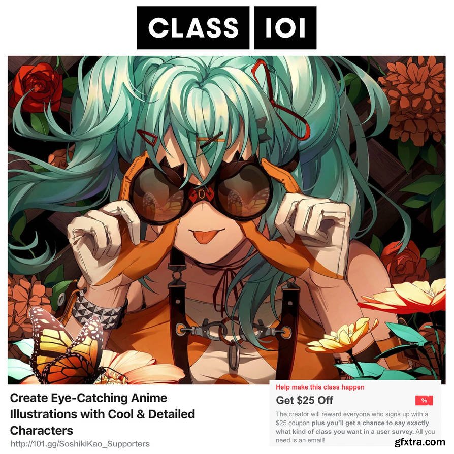 Class101 - Create Eye-Catching Anime Illustrations with Cool & Detailed