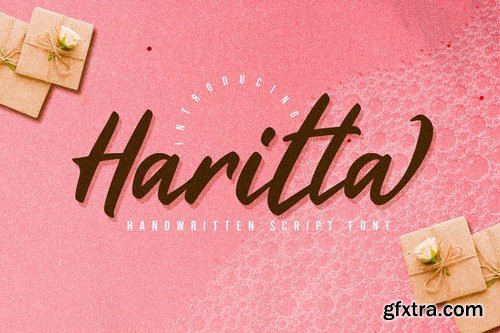 Haritta - Handwritten Script Font