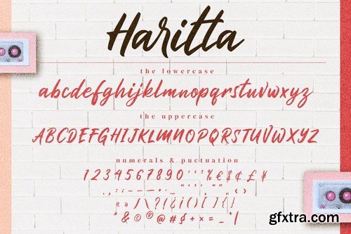 Haritta - Handwritten Script Font