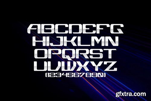 Airwars - Modern Futuristic Font