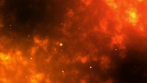 Videohive - Sparks ignited with orange transparent alpha channels glistening with burning ashes. - 33583220 - 33583220